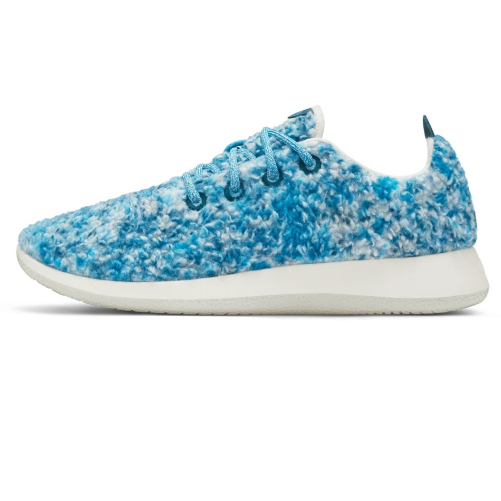 NWOT Allbirds Wool Runner Fluffs Sneakers Thrive Teal/Deep Emerald Size 6 - Picture 2 of 13